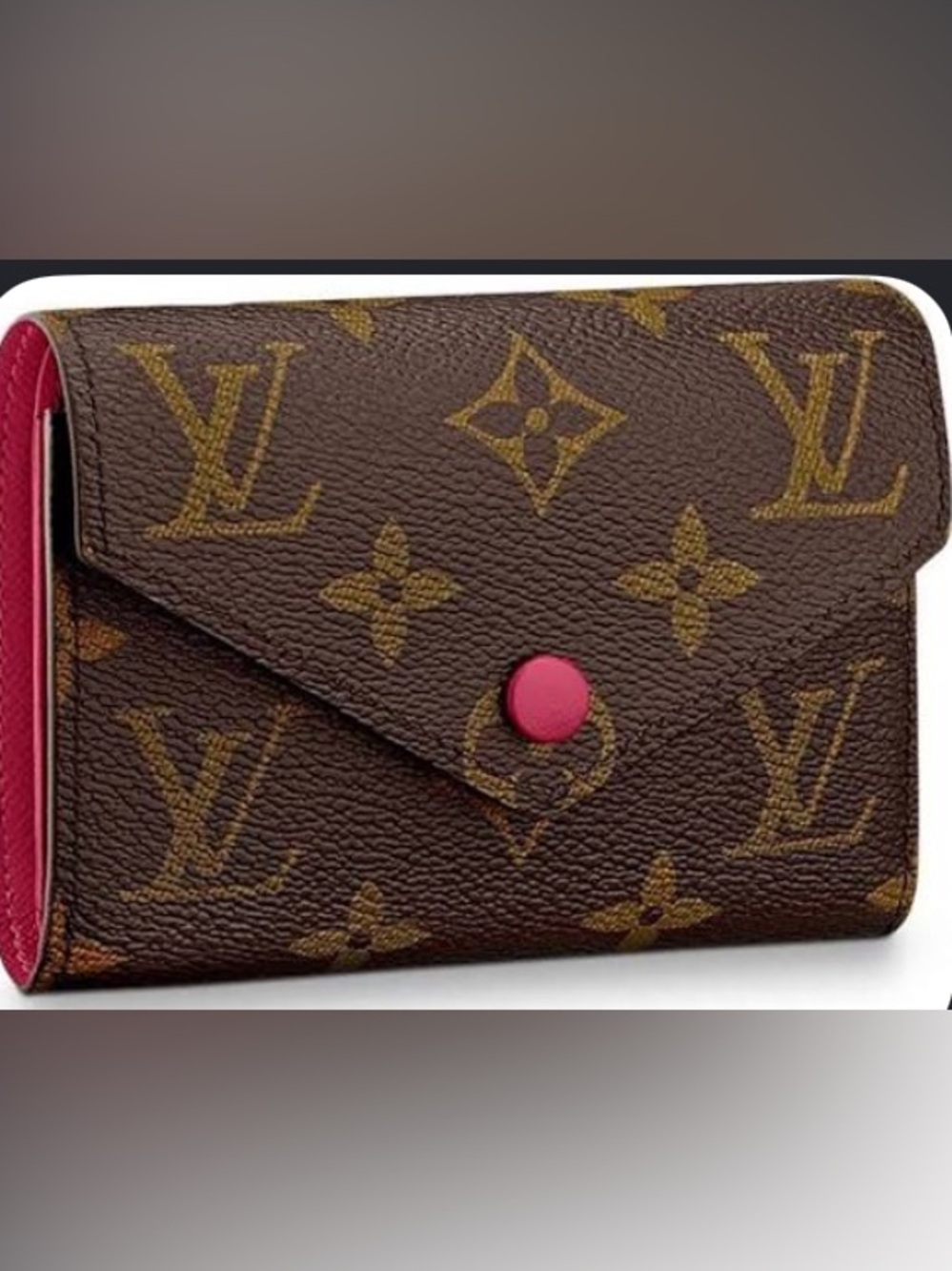 Louis Vuitton Victorine Monogram Envelope Wallet